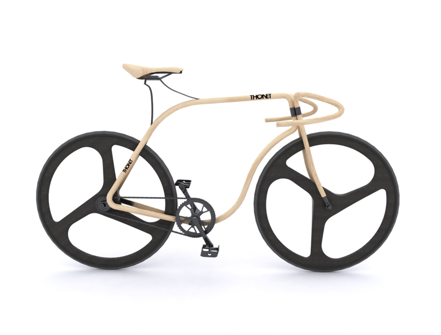 Thonet Bike by Andy Martin. Watch out no brakes The Strength of
